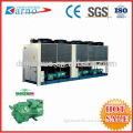 (C)large capacity air cooling screw industrial water chiller unit for milk cooling